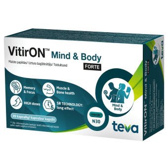 VITIRON MIND & BODY FORTE, 30 капсулы