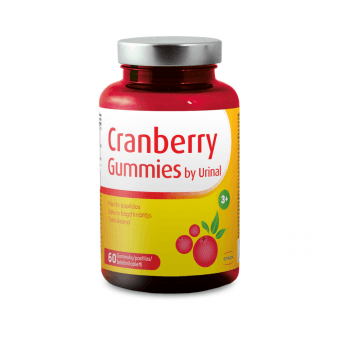 URINAL Cranberry Gummies Жевательные пастилки, 60 шт.