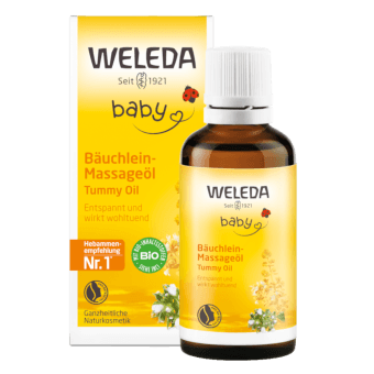WELEDA BABY kliņģerīšu eļļa zīdaiņu vēderiņu masāžai CALENDULA, 50 ml