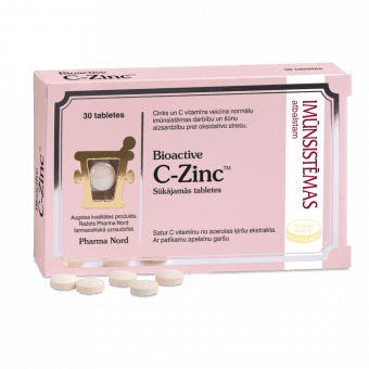 PHARMA NORD Bioactive C-Zinc, 30 таблетки