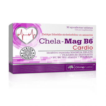 OLIMP LABS CHELA MAG B6 CARDIO, 30 tabletes