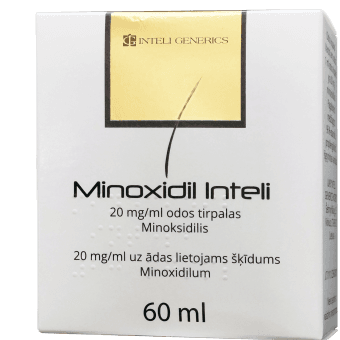 MINOXIDIL INTELI 20 мг/мл раствор, 60 мл