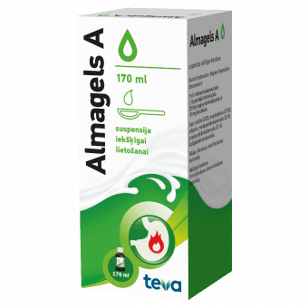 ALMAGELS A suspensija, 170 ml