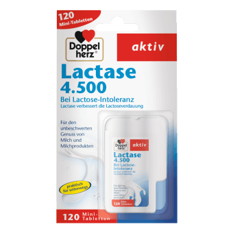 DOPPELHERZ AKTIV LACTASE 4.500 таблетки, 120 шт.