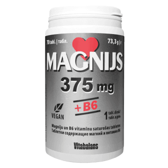 MAGNIJS 375 mg + B6, 70 таблетки