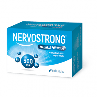 NERVOSTRONG Magnija Formula, 60 kapsulas
