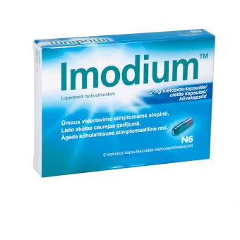 IMODIUM 2 mg cietās kapsulas, N6