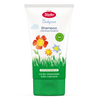 TOPFER шампунь для младенцев с органическими отрубями и календулой, 150 мл