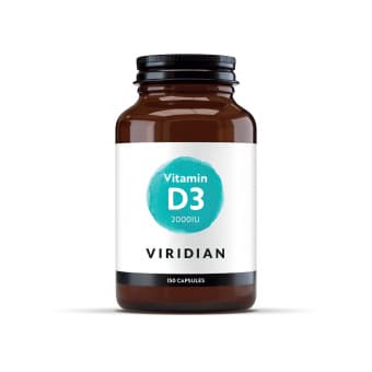 VIRIDIAN Vitamin D3 2000iu Vegan, 150 капсулы