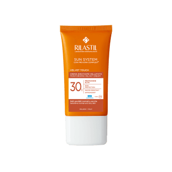 RILASTIL mitrinošs aizsargkrēms sejai SUN SYSTEM SPF30+, 50 ml