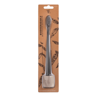 THE NATURAL FAMILY CO BIO зубная щётка со штативом MONSOON MIST, 1 шт.