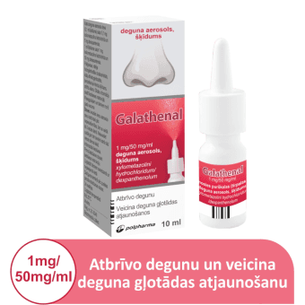 GALATHENAL 1 мг/50 мг/мл спрей назальный, 10 мл
