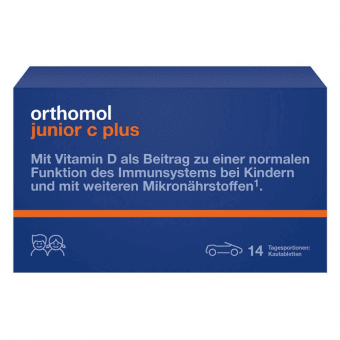 ORTHOMOL  JUNIOR C PLUS, 42 košļājamās tabletes