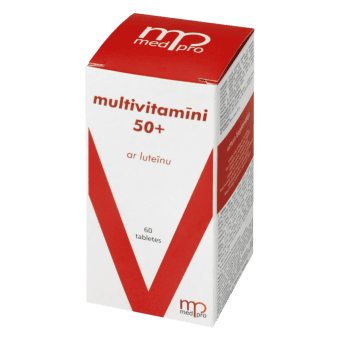 МУЛЬТИВИТАМИНЫ 50+ с лютеином, таблетки, 60 шт.