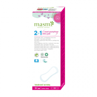 MASMI divi-vienā biksīšu ieliktnīši/īpaši plānas ikdienas paketes SOFT, 24 gab.