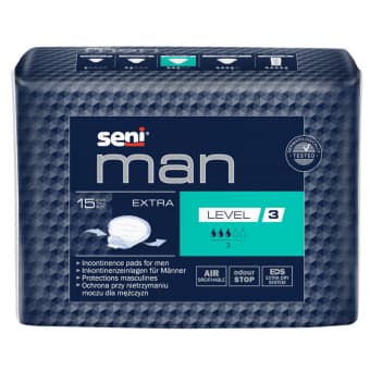 SENI MAN урологические прокладки для мужчин EXTRA, 4 капли, 15 шт.