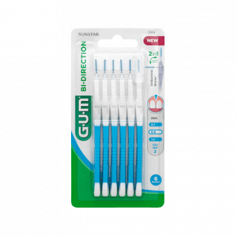 GUM межзубная щётка Bi-DIRECTION, 0,9 мм, 6 шт.