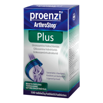 PROENZI ARTHROSTOP PLUS tabletes, 100 gab.
