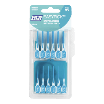 TEPE зубочистки EASYPICK + футляр, M/L, 36 шт.