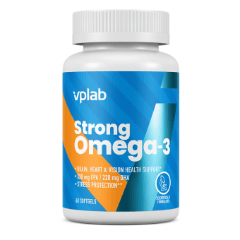 VPLAB STRONG OMEGA 3, 60 mīkstās kapsulas