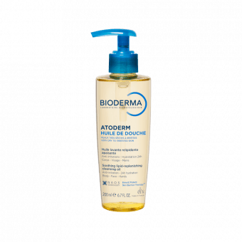 BIODERMA barojoša dušas eļļa sausai ādai ATODERM HUILE DE DOUCHE, 200 ml