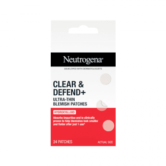 NEUTROGENA пластыри от прыщей CLEAR&DEFEND+ ULTRA, 24 шт.