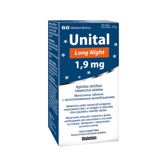 Unital Long Night 1,9 мг, 60 таблетки