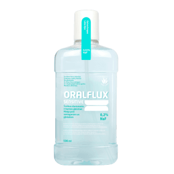 ORALFLUX mutes skalojamais līdzeklis SENSITIV, 500 ml