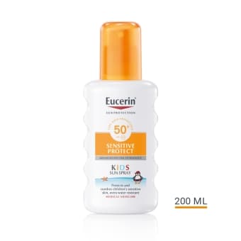 EUCERIN солнцезащитный аэерозоль для детей SENSITIVE PROTECT, SPF 50+, 200 мл