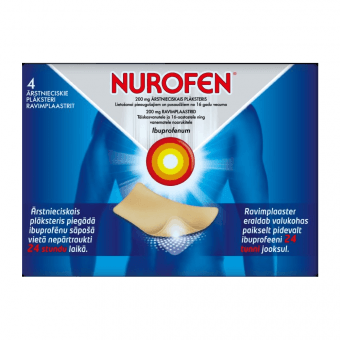 NUROFEN 200 mg ārstnieciskais plāksteris, N4