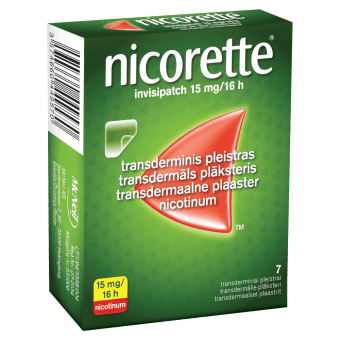 NICORETTE 15 мг/16 ч трансдермальный пластырь INVISIPATCH, N7