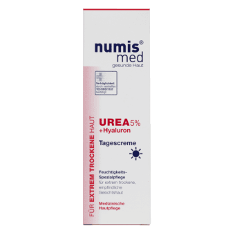 NUMIS MED dienas krēms ar hialuronskābi sausai ādai 5% UREA, 50 ml