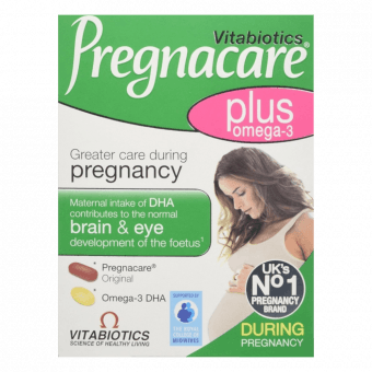 PREGNACARE PLUS OMEGA 3, 28 таблеток и 28 капсул