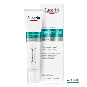 EUCERIN ādu atjaunojošs nakts kopšanas līdzeklis DERMOPURE CLINICAL, 40 ml