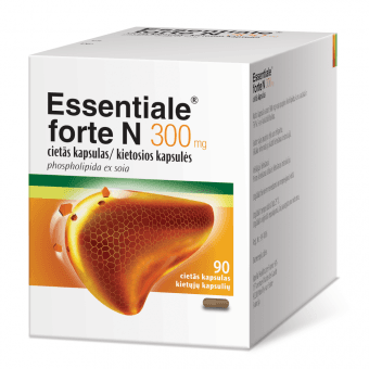 ESSENTIALE FORTE N 300 mg cietās kapsulas, N90
