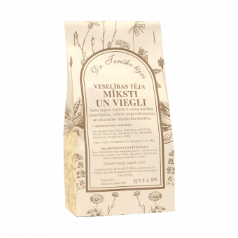 DR.TEREŠKO травяной чай MĪKSTI UN VIEGLI, 60 г