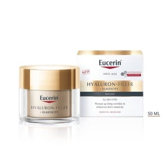 EUCERIN nakts sejas krēms Hyaluron-Filler + Elasticity Night, 50 ml