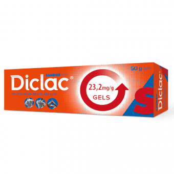 DICLAC 23,2 mg/g gels, 50 g