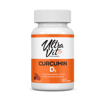 ULTRAVIT Curcumin D3, 60 мягкие капсулы