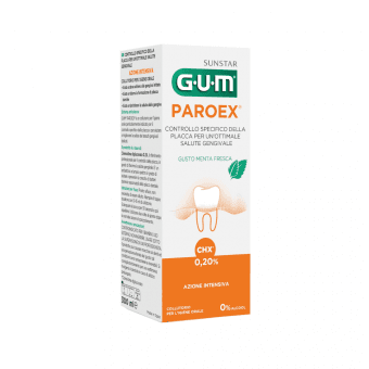 GUM mutes skalotājs PAROEX, 0,2% CHX, 300 ml