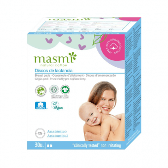 MASMI впитывающие вкладыши для кормящих мам, 30 шт.