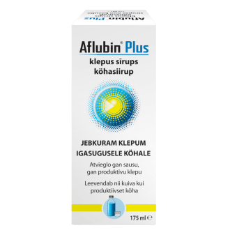 AFLUBIN PLUS klepus sīrups, 175 ml